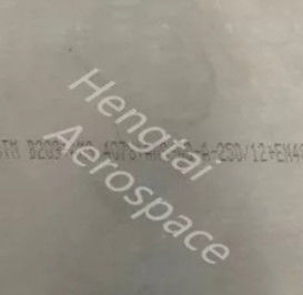 2500 mm-3500 mm 7075 Aluminiumplaat voor vliegtuigen met T7351 warmtebehandeling