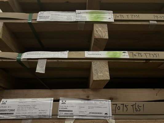 Corrosiebestendig 7075 T7351 Plaat Vliegtuig Aluminiumplaten Meerdere doeleinden
